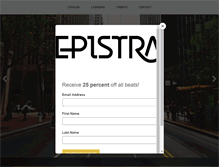 Tablet Screenshot of epistra.com